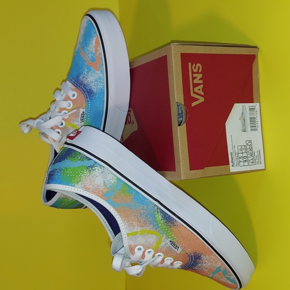Vans Lace up retro splatter print women's size 9 - Picture 11 of 11